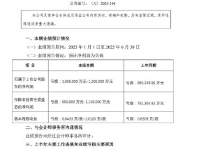 销售额 691 亿，预亏超百亿，万科发布上半年业绩预告